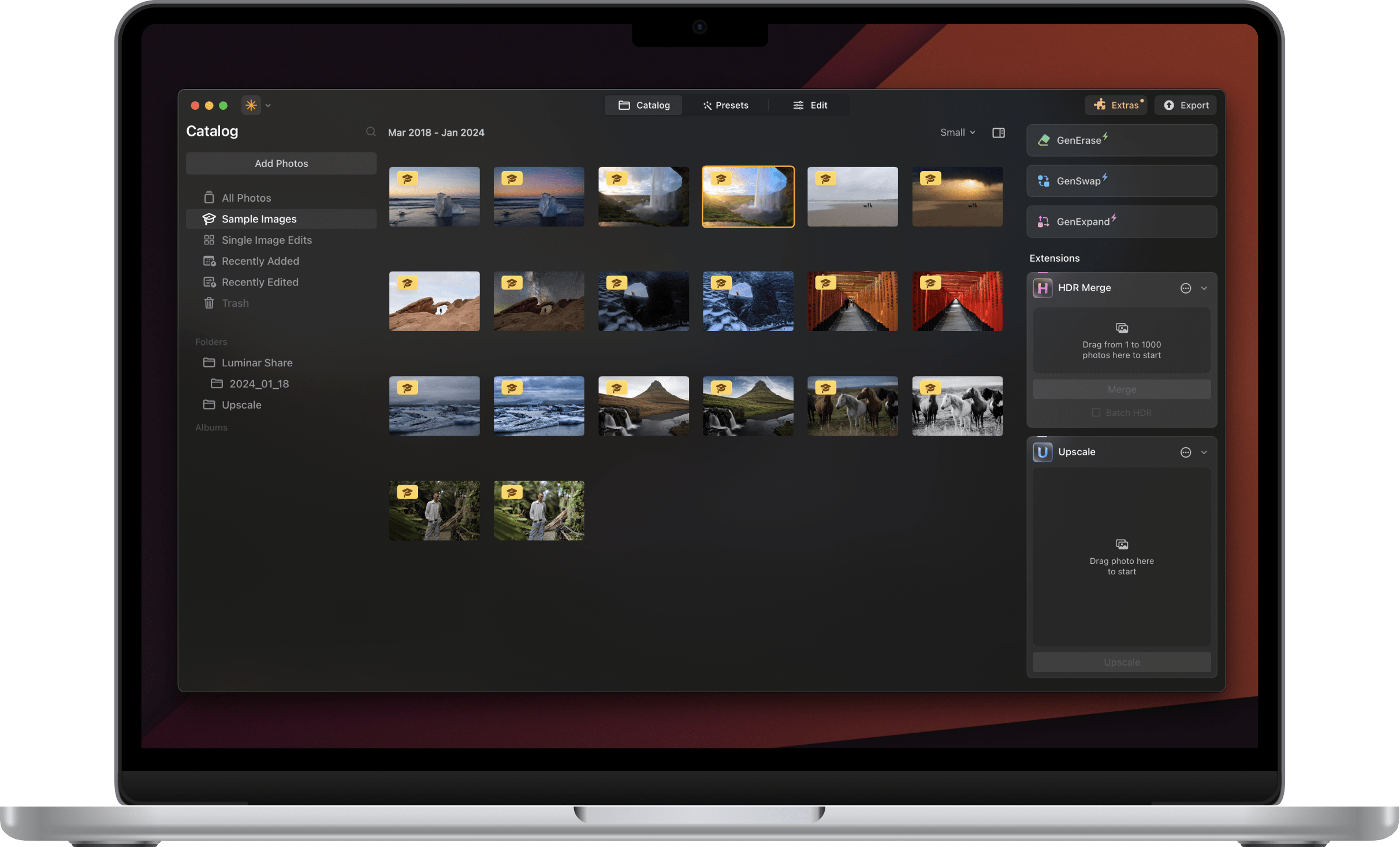 Luminar photo editor interface - Post-Processing Your Photos